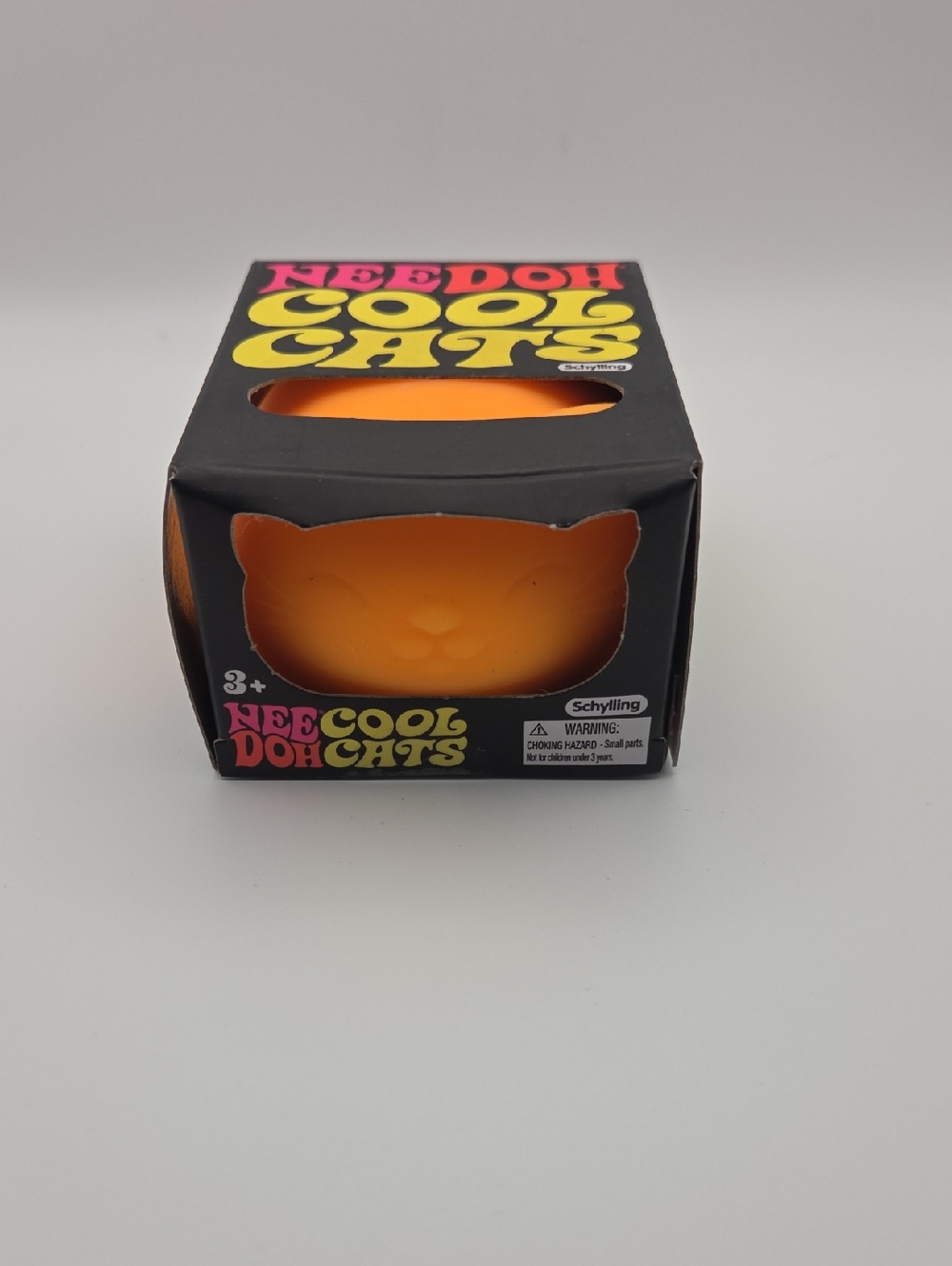 NeeDoh Cool Cats Orange Cat Stress Toy